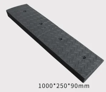 

60-110MM Rubber plastic step pad, slope berm, uphill, automobile road, along the slope threshold triangle pad tire repair tool