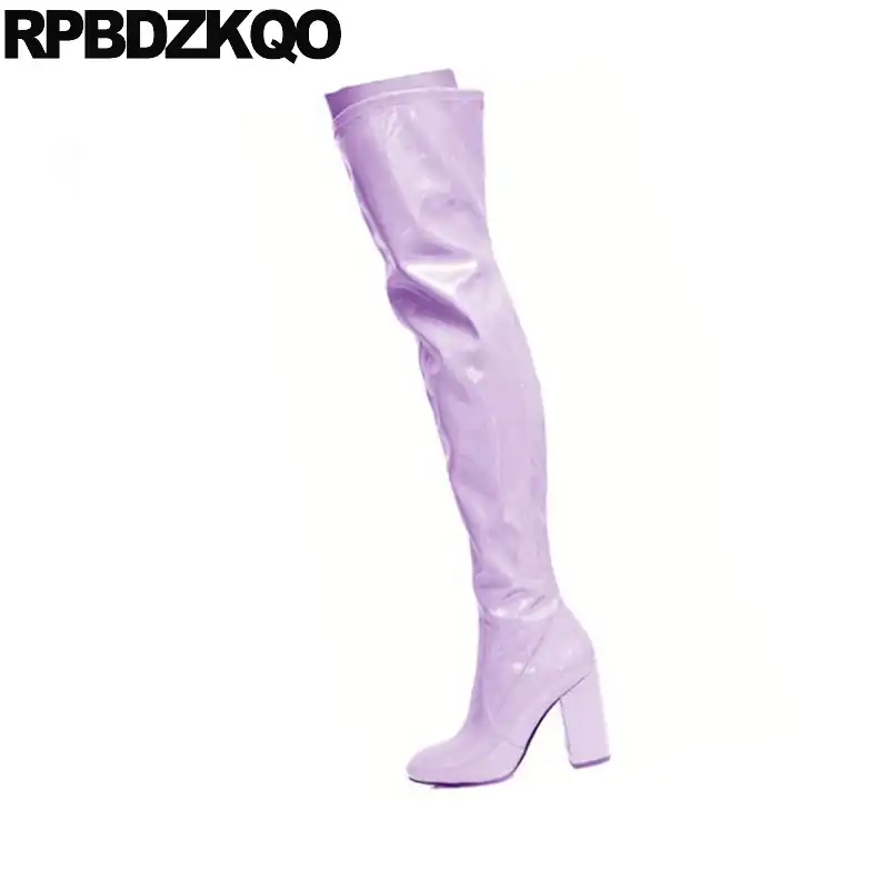 thigh high boots size 12 wide