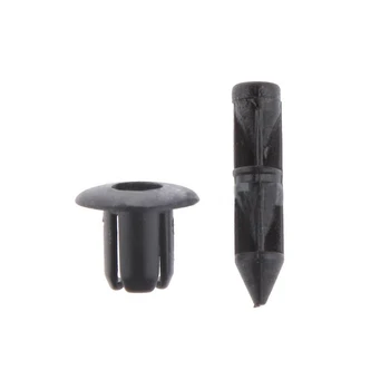 

Hole Clips Fastener Plastic Rivets Pin Black Push For Norton For Triumphand 8mm ATV 100pcs Useful