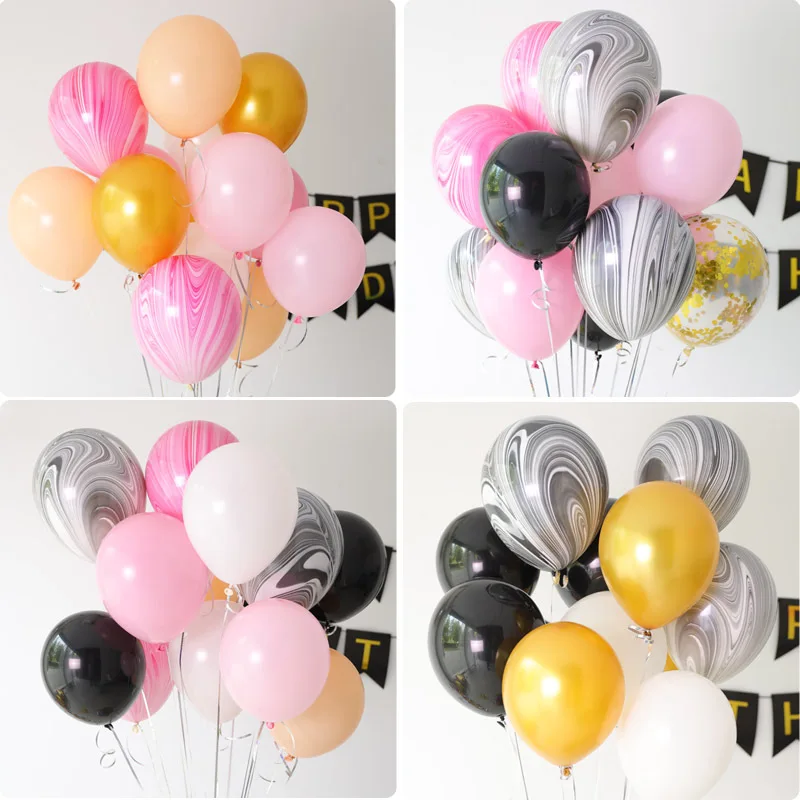 100pcs/set Birthday Party Decoration Balloon Kids Toy Camouflage Balloon 12 Inch Painting Balloons Colorful
