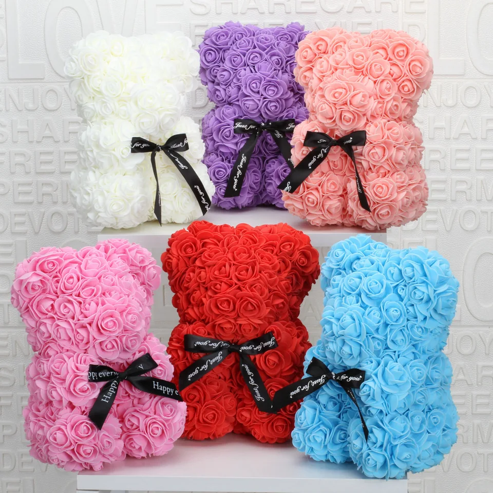 3d teddy bear floral foam
