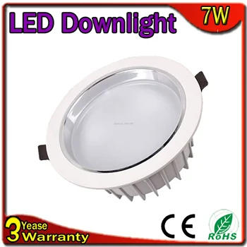 

10PCS/Lot Samsung Chip 7W IP65 LED Down Light Waterproof LED Downlight IP68 Dimmable Recessed Ceiling Bulb Spotlight Bathroom