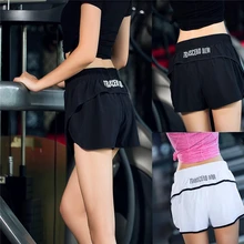 Женские спортивные шорты для девочек, шорты для йоги, тренировки, пляжные, повседневные, одноцветные, эластичные, для занятий спортом, S30