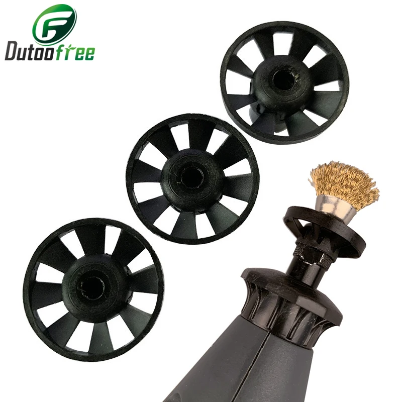 Electric Grinder Dust Blower Fan Collect Nut for Rotary Woodwork Tool nw 