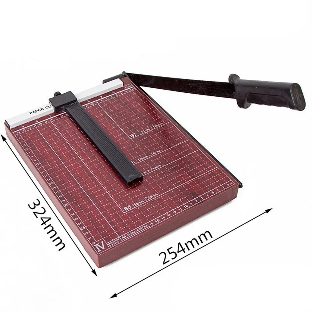 

A4 Portable Paper Cutter Multifunctional Steel Accurate Scale Paper Trimmer Manual Photo Sharp Knife For Home Office School