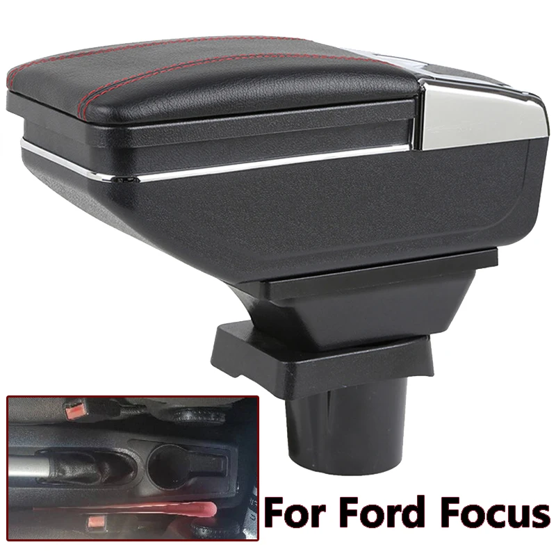 Подлокотник для Ford Focus центральный контейнер хранения с подстаканником и