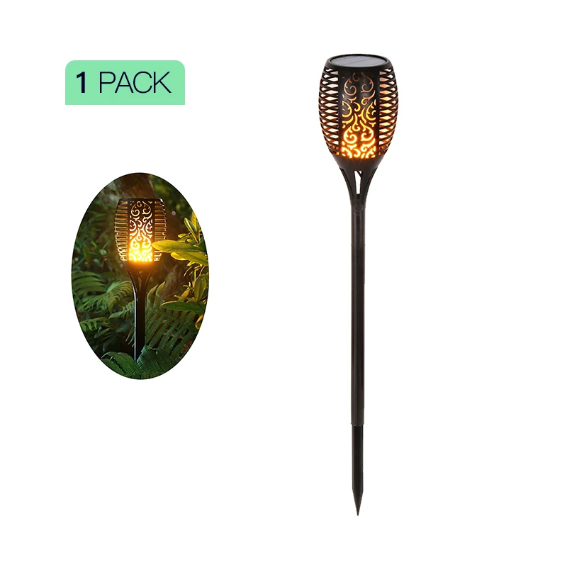 1PCS 96LED Режим третьей передачи Водонепроницаемый Мягкий светильник Мигающий Огонь лампа солнечная наружная Ландшафтная декоративная лампа с автоматическим выключателем освещения - Испускаемый цвет: 1PCS 96LED