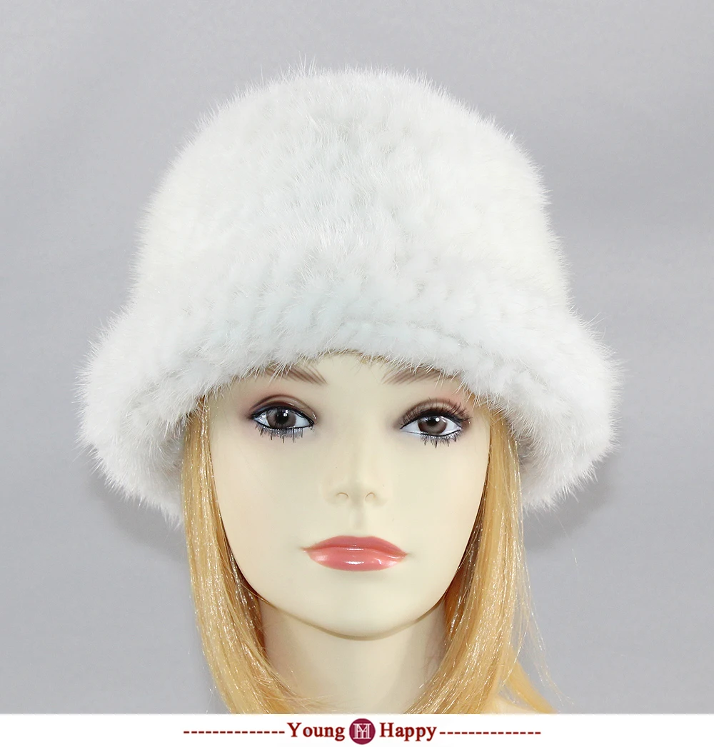 Зимняя натуральная норковая меховая шапка, женская теплая норковая шапка, хорошее качество, натуральная норка, меховая шапка