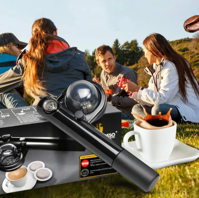 Портативная Кофеварка ручная Эспрессо машина кофе торт легко упаковывать