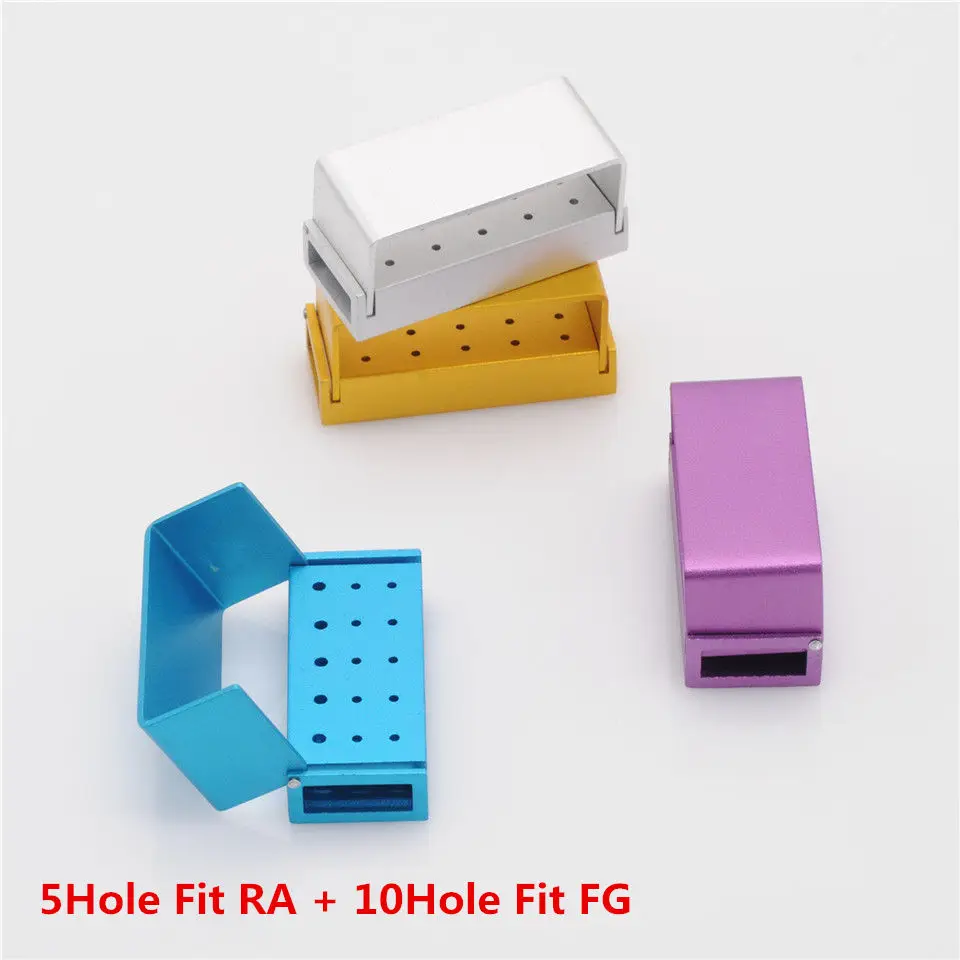 Burs Blocks Autoclavable Disinfection RA/FG Holder Sterilizer 30/15 holes For Dental