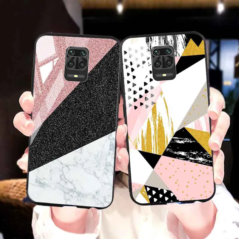 Case For Xiaomi Redmi Note10 Pro Cases Cover Redmi Note 9 10 11 Pro Plus Poco X3 M4 Pro GT 10s 8 9s 9C NFC Tempered Glass Fundas