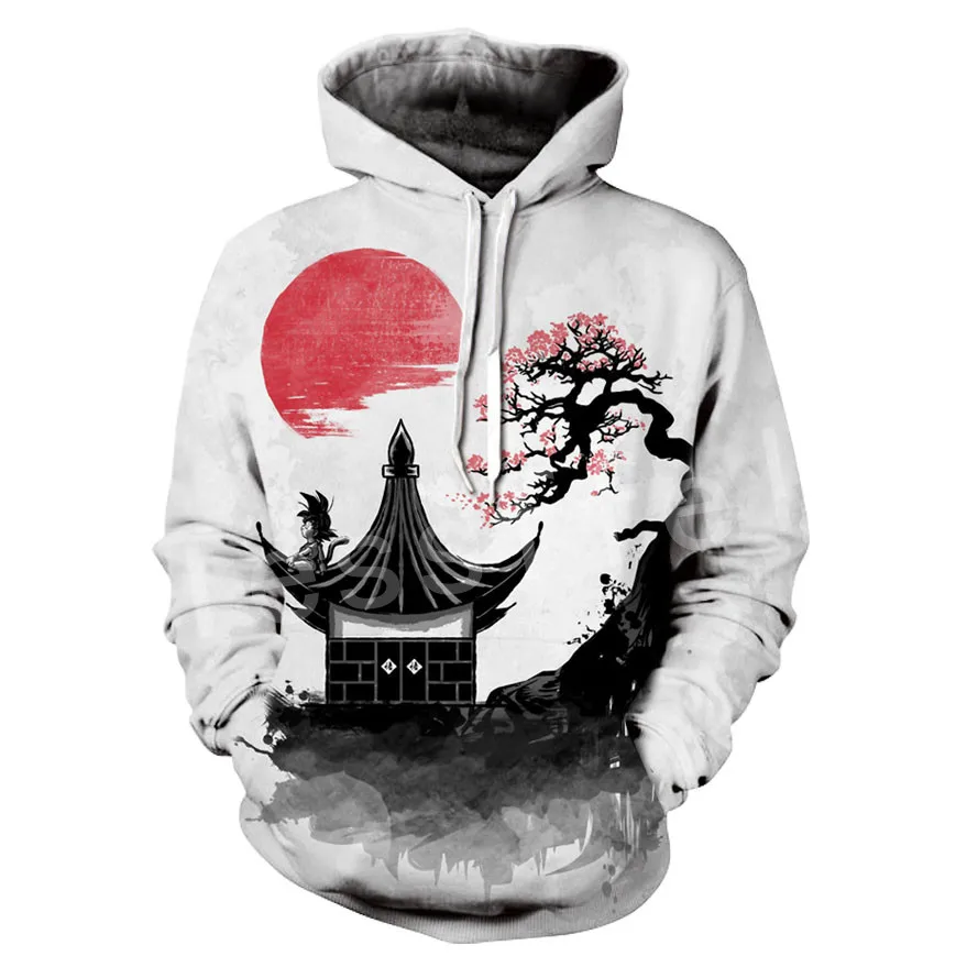 Tessffel Горячая Аниме Драконий жемчуг Супер Saiyan GOKU Dragon Ball Z GOKU костюм с детскими рисунками 3dprint пуловер для девочек и мальчиков с застежкой-молнией и худи и куртки/куртка Для мужчин Для женщин s-8 - Цвет: Hoodies