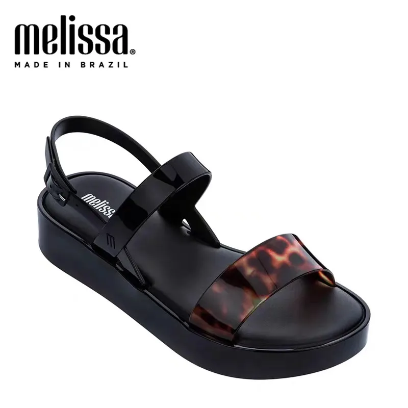 Melissa Brazilian jelly shoes Women Fashion thick soled muffin shoes Roman  Ladies sandals Female Beach Sandal casual shoes - AliExpress Shoes