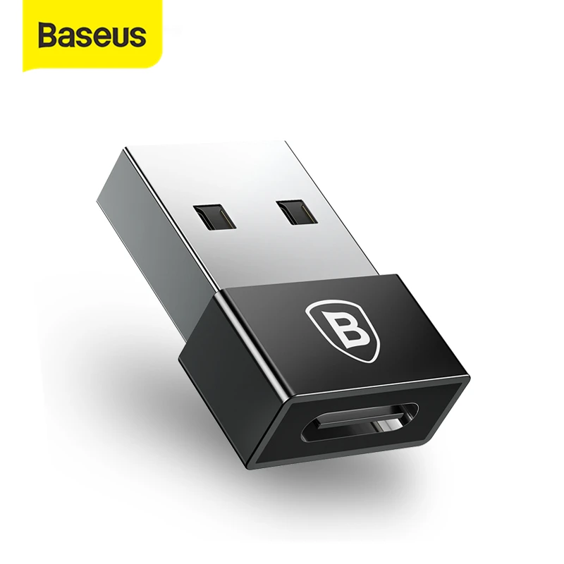 Кабель переходник Baseus с USB папа на Мама типа мама|usb type|usb tousb to usb-c |