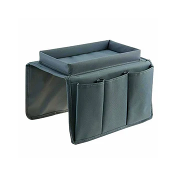 

Hanging Sofa Caddy Storage Bag Arm Rest Organizer TV Remote Control Holder Multi Pockets Armchairs Couch Organizer