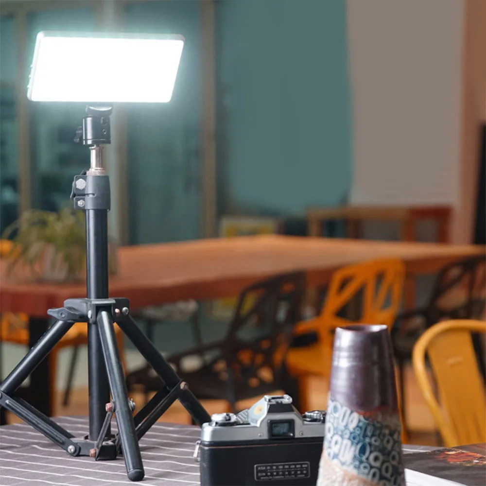 

Dimmable LED Video Light 96LEDs Display with Battery On Camera DSLR Photography Lighting Fill Light