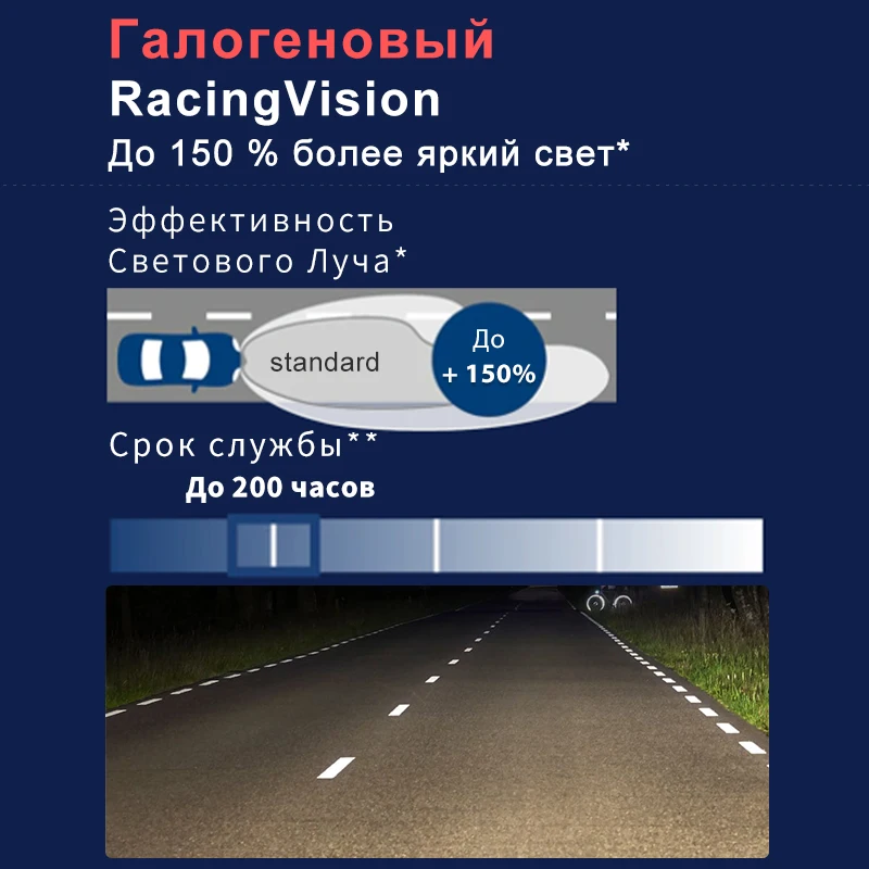 Philips 1 шт H4 60/55 Вт 12 В 1650 лм 3500 K Дальний свет Ближний автомобильные фары Лампа