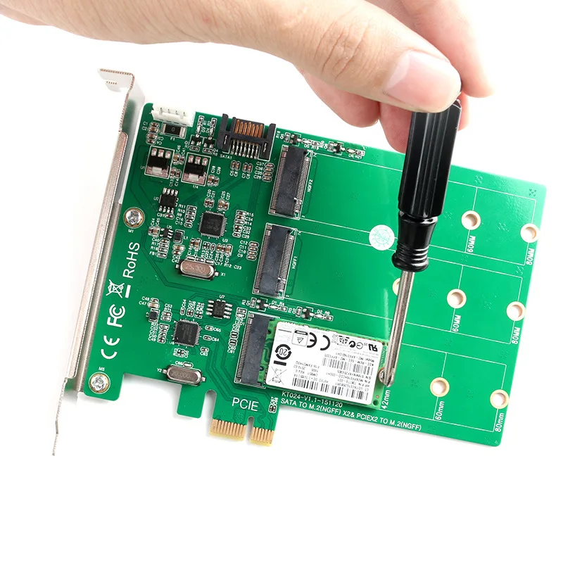 3 Порты и разъёмы M.2 SSD (NGFF) адаптера Sup s 1X PCIe для B ключ Raid адаптер карты Sata