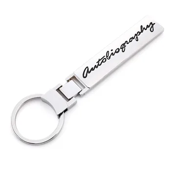 

Car Metal Autobiography Keychain Keyring Key Ring Holder for Land Rover Ranger Rover L405 Sport Autobiography Evoque Freelander