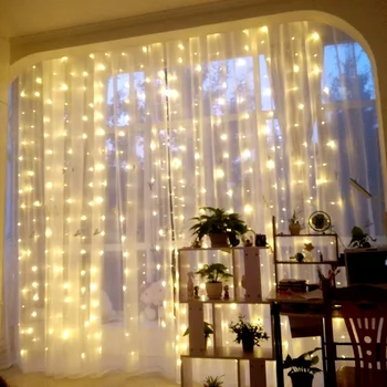 

Christmas Decorations for Home 3m Icicle Curtain String Light New Year 2021 Xmas Gift Christmas Tree Ornaments Navidad Noel 2020