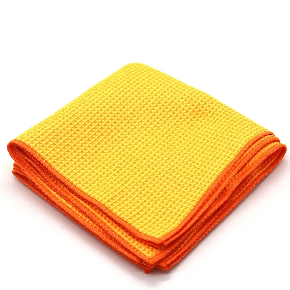 

1Pcs Car Wash Towel Window Care Microfiber Wax Polishing Detailing Towel Car Cleaning Wash Traceless Cloth Kitchen Cleaner