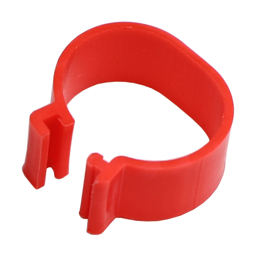 Bird Foot Rings 100PCS Inner Diameter 16/18/20/25mm 7 Colors Plastic Open Type Buckle Chicken Duck Goose Foot Ring Poultry Farming Equipment