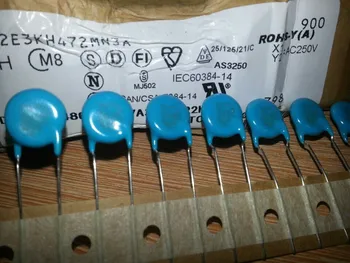 

10PCS 100% New and original Safety Y2 capacitor 250VAC 472M 4700PF DE2E3KH472MN3A