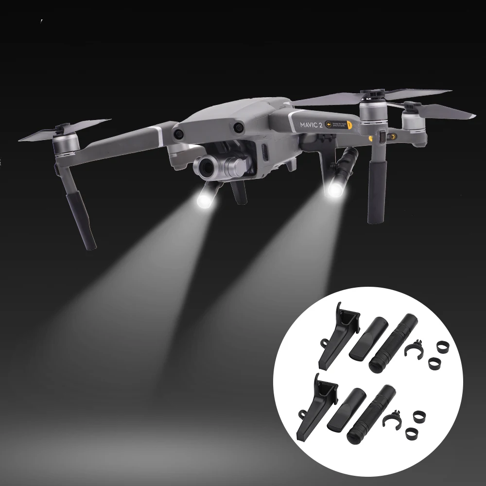 Ночная светодиодная подсветка для DJI Mavic 2 Pro Zoom Drone светильник ing посадочные шасси