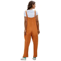 2020 Fashion Women Girls Loose Solid Jumpsuit Strap Dungarees Harem Trousers Ladies Overall Pants Casual Playsuits Plus Size