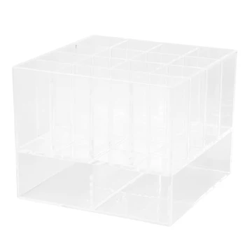 

1Pc Lip Gloss Storage Cases Acrylic Cosmetics Storage Box Fashion Spin Multi-function Detachable Makeup Beauty Organizer