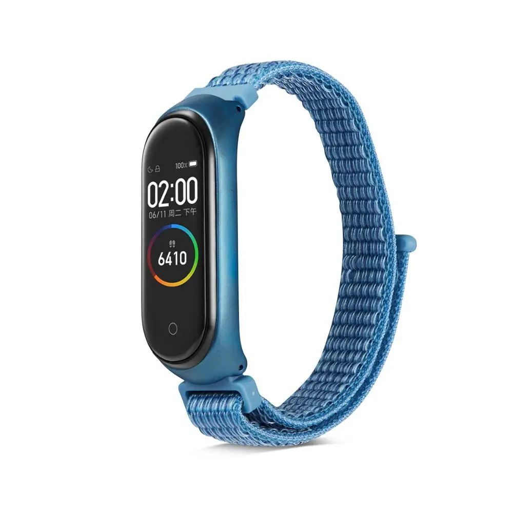 Нейлоновая петля ремешок для Xiao mi Band 4 ремешок для mi band mi Band 4 Браслет спортивная петля mi band 4 Смарт-часы