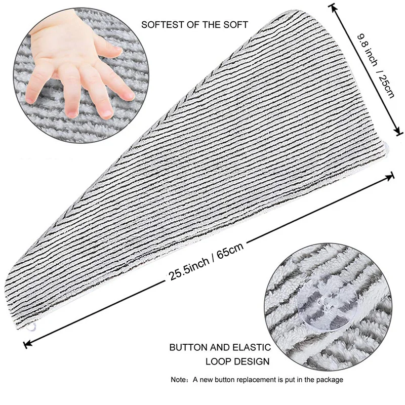 Eco-friendly Super Absorbent Hair Towel Soft Bath Head Turban Wrap Quick Dry Shower Hair Towels Hat For Drying Hair Women Girls