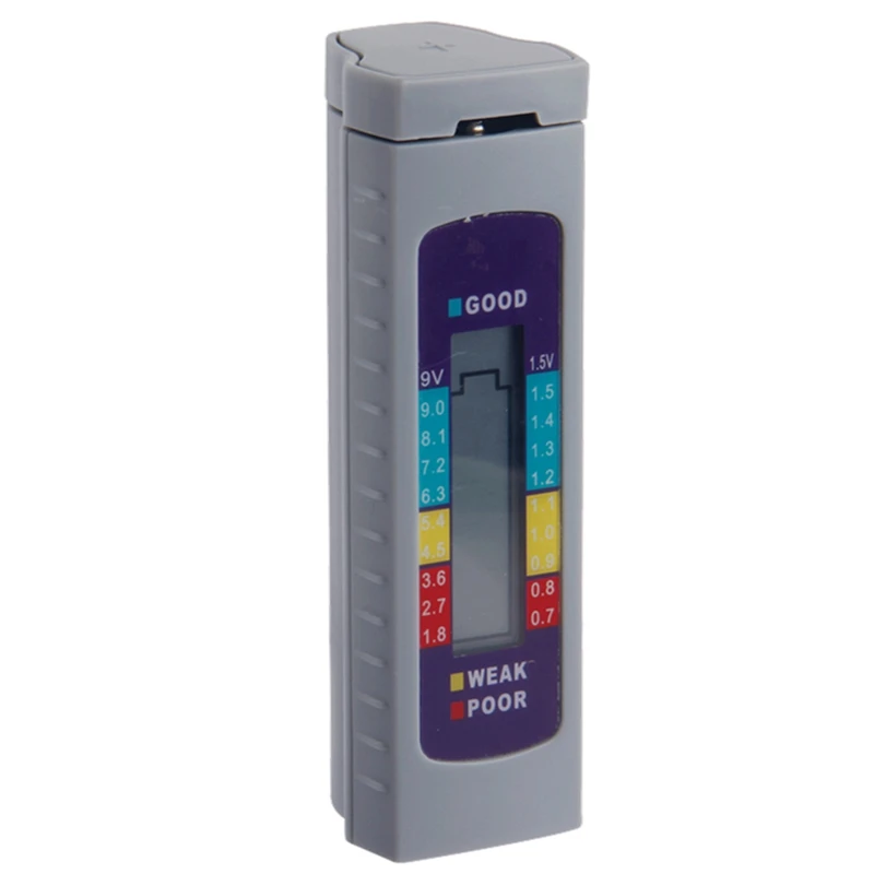 BMBY-тестер цифровой емкости тестер проверки для литиевой батареи AA/AAA/1,5 в 9 в тестер источника питания измерительный прибор