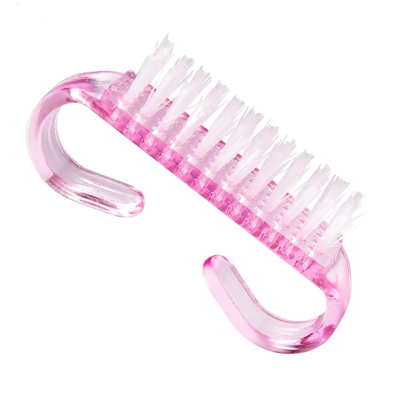 10Pcs/set Nail Art Cleaning Brush Manicure Care Tool Pedicure Cleaner For Acrylic UV Gel Dust Remove Salon Small Angle 6