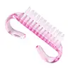 10Pcs/set Nail Art Cleaning Brush Manicure Care Tool Pedicure Cleaner For Acrylic UV Gel Dust Remove Salon Small Angle 6