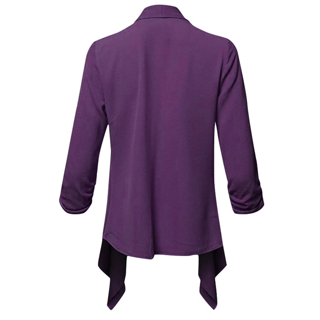 CHAMSGEND Casual Solid Women Suits Collar Blazer Jacket Female Suit Autumn 2019 High Quality Coat Suit Slim Cardigan Tops 1022
