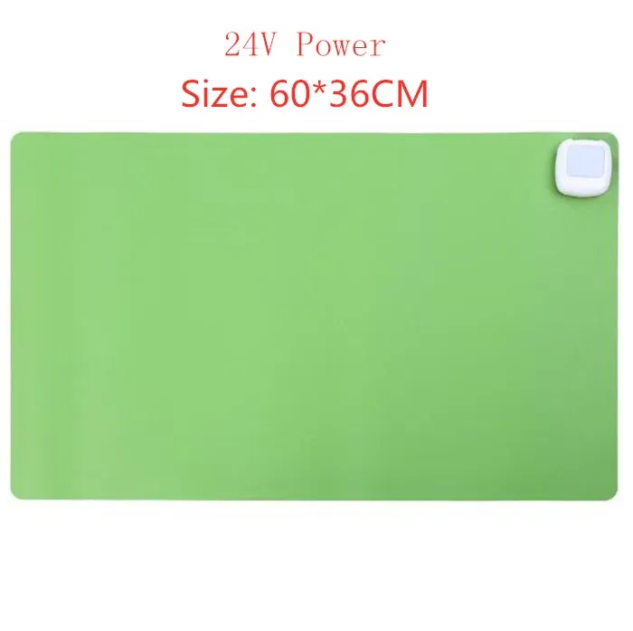 60X36 Green Полиуретановый Противоскользящий коврик для мыши с подогревом супер водонепроницаемый фиксирующий край большой размер коврик для стола компьютера ноутбука высокое качество подарок для зимы - Цвет: 60X36 Green