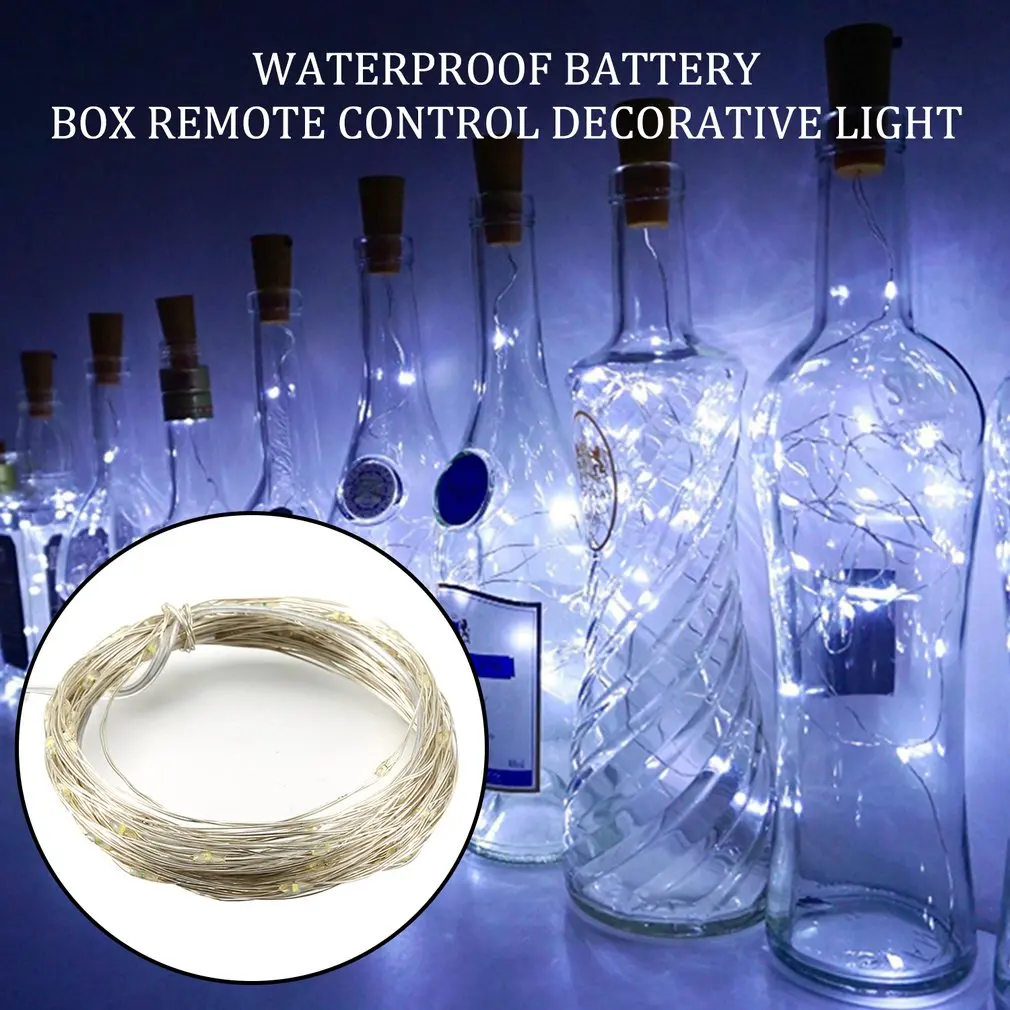 Led Light String Four Lines Remote Control 10M 100Led Copper Wire Lamp Rgb Decoration For Christmas Wedding Holiday
