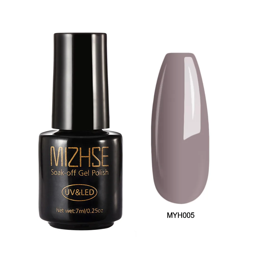 X-MYH005 MIZHSE 7 мл модный розовый цвет серия УФ гель лак для ногтей Гель-лак Длительное впитывание УФ-гель для ногтей горячий Гель-лак салон - Цвет: X-MYH005