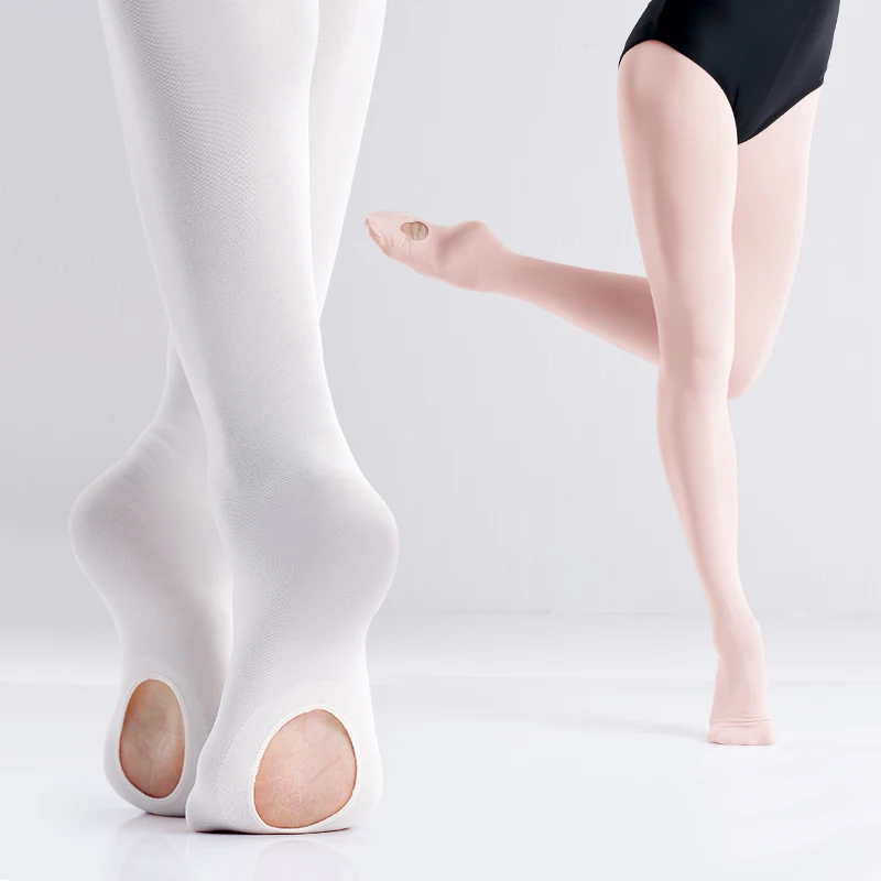 1 Pieza Suave Y Cómodo Niña Blanco Medias De Ballet Para Baile, Primavera &  Verano, Mode de Mujer