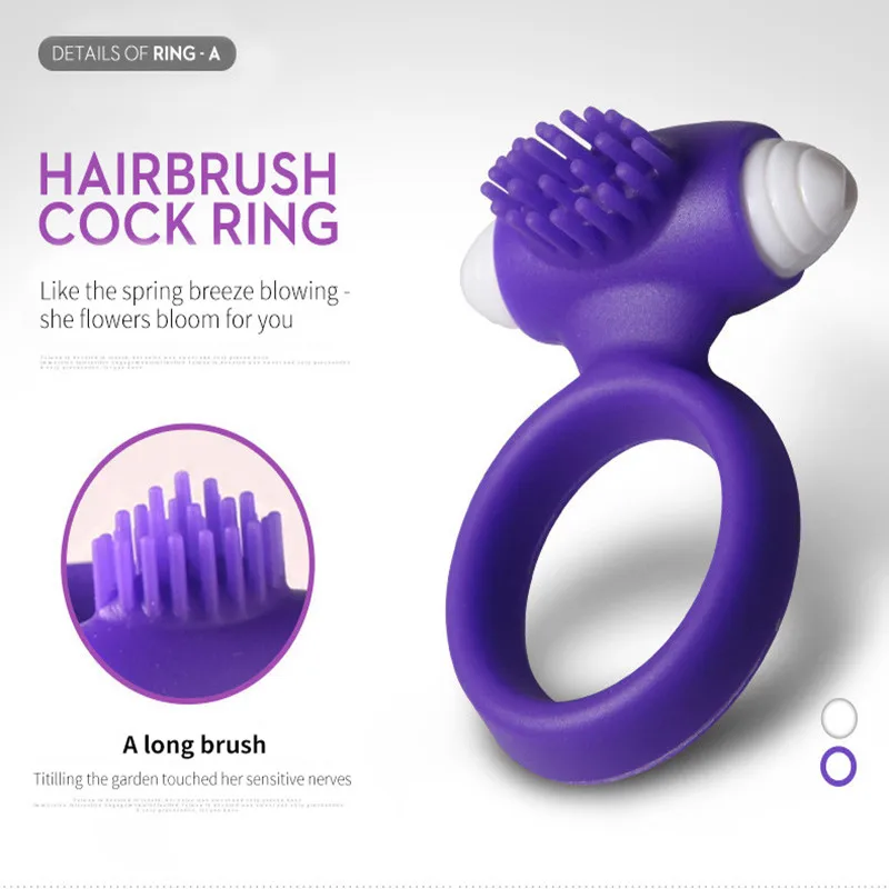 sex toys for men Silicone cock ring penis vibrator delay ejaculation male masturbator clitoris stimulator vibrator