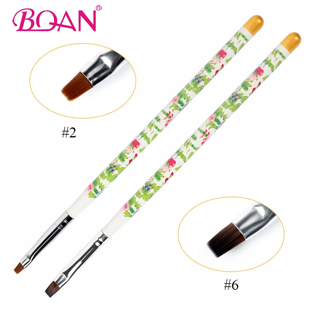BQAN 1 шт. УФ-гель-щетка для ногтей (с без двойного инструмента ногтей) промоакция