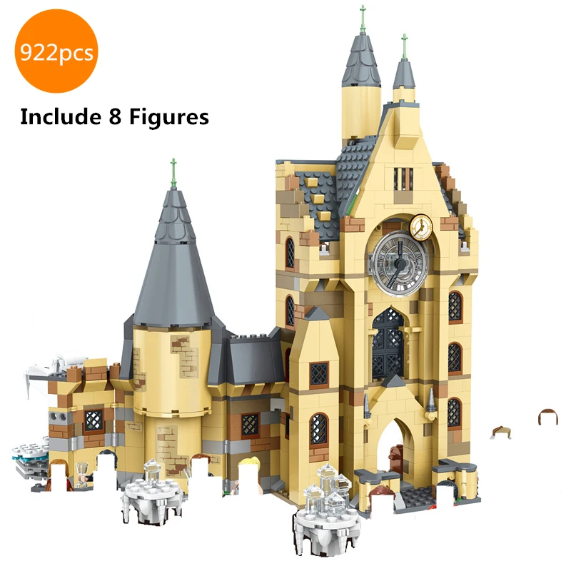 New The Goblet of Fire Adventures Clock Tower Building Blocks Kit Bricks Classic Movie Model Kids Toys for Children Gift | Игрушки и