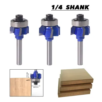 

Krachtige 1/4 Inch Shank 4 Teeth Trimming Cutter Edge Trimmer Knife Milling Cutter Wood Router Bit