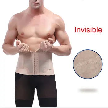 

Men Waist Trainer Corsets Weight Loss Tummy Control Shaper Sports Girdle Fitness Yoga All-shipping