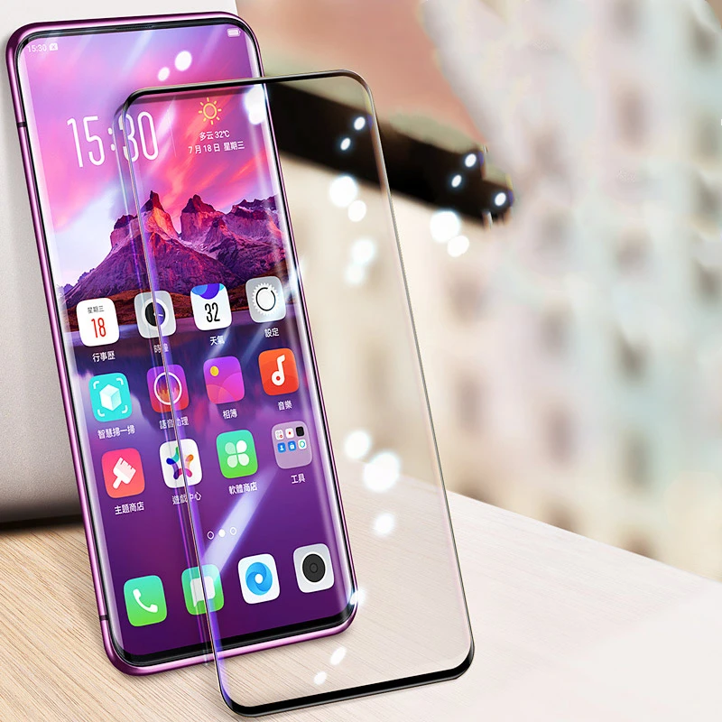 Изогнутая Защитная пленка для экрана OPPO Find X huawei mate 20 P30 Pro Oneplus 7 Закаленное стекло