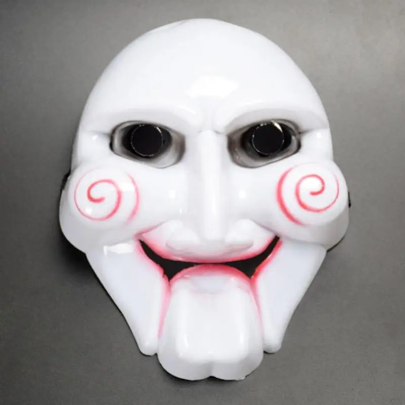 

Halloween Party Cosplay Billy Jigsaw Saw Puppet Mask Pumpkin Horror Mask Popular Masquerade Costume Props Festive Atmosphere