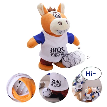 

Talking little donkey children plush doll doll learn to walk dance shake his head and sing