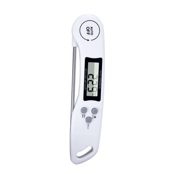 

Lightweight Instant Read Thermometer - Digital Meat Thermometer for Grilling, Cooking, BBQ, Candy, Baking & Breads