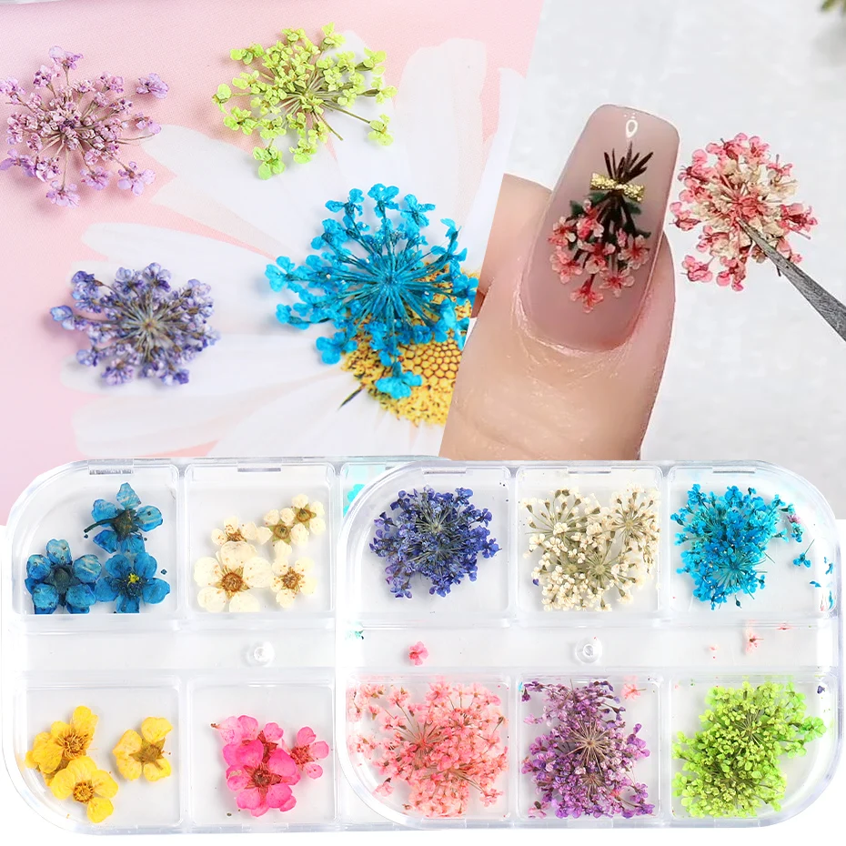 Накладные цветы аксессуары для ногтей Искусственные Цветочные украшения листья